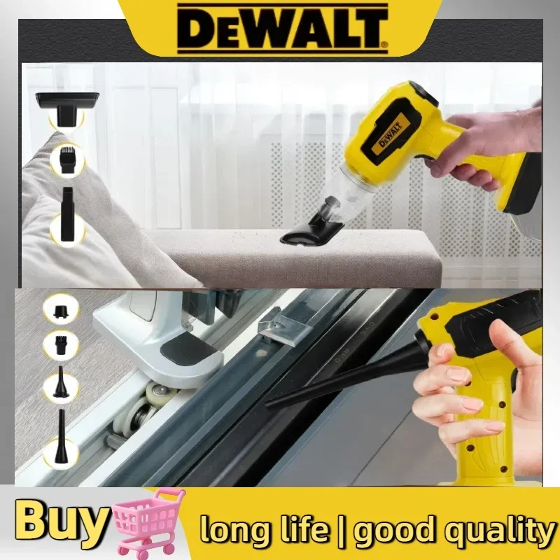 DEWALT Handheld Car Vacuum Cleaner 10Kpa Cordless Dust Collect Machine Andair Blower Power Tool 18V 20V Battery - view 3