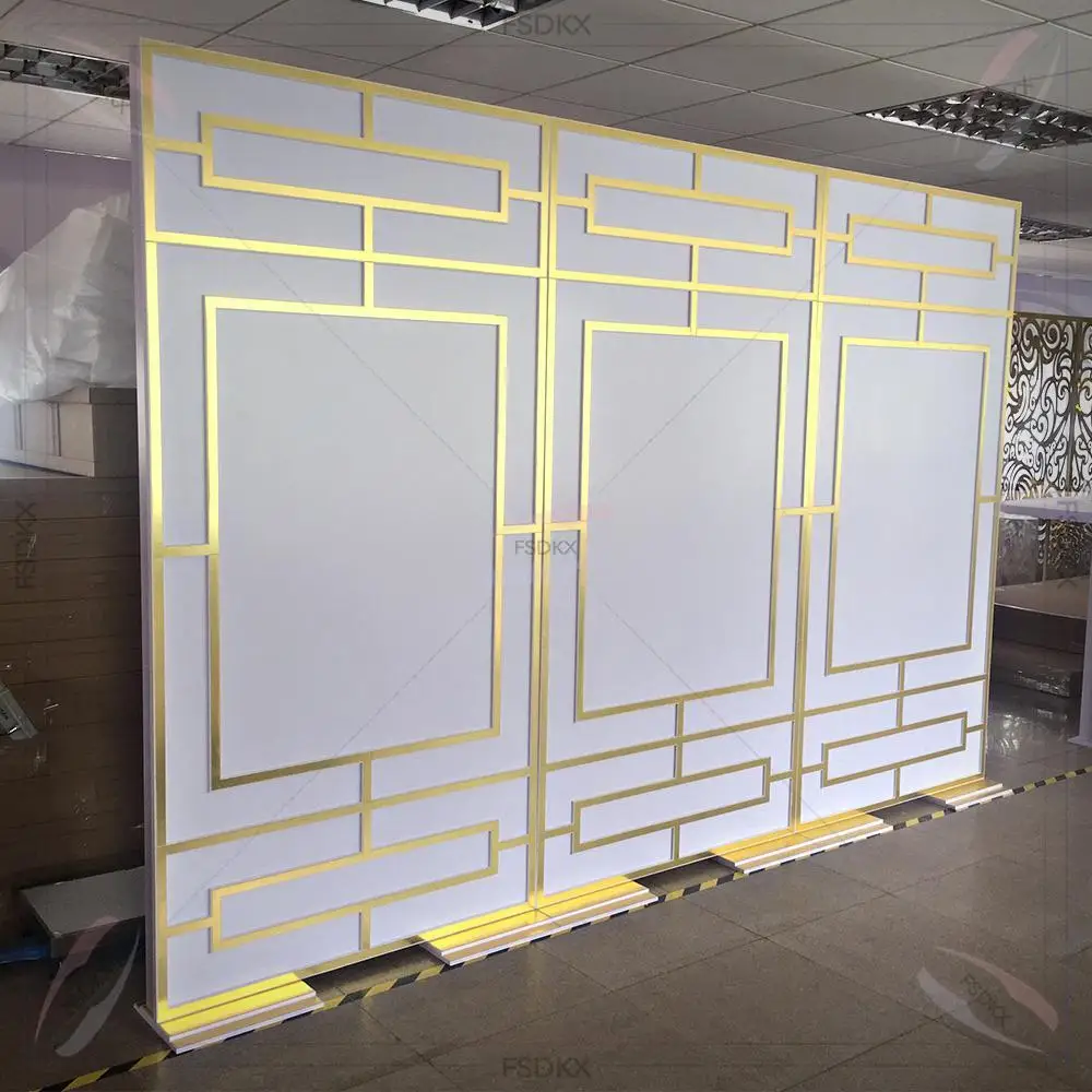 

Wholesale New Designs of Backdrop for Weddings Wall Board for Decoration Wedding Stage Backdrop