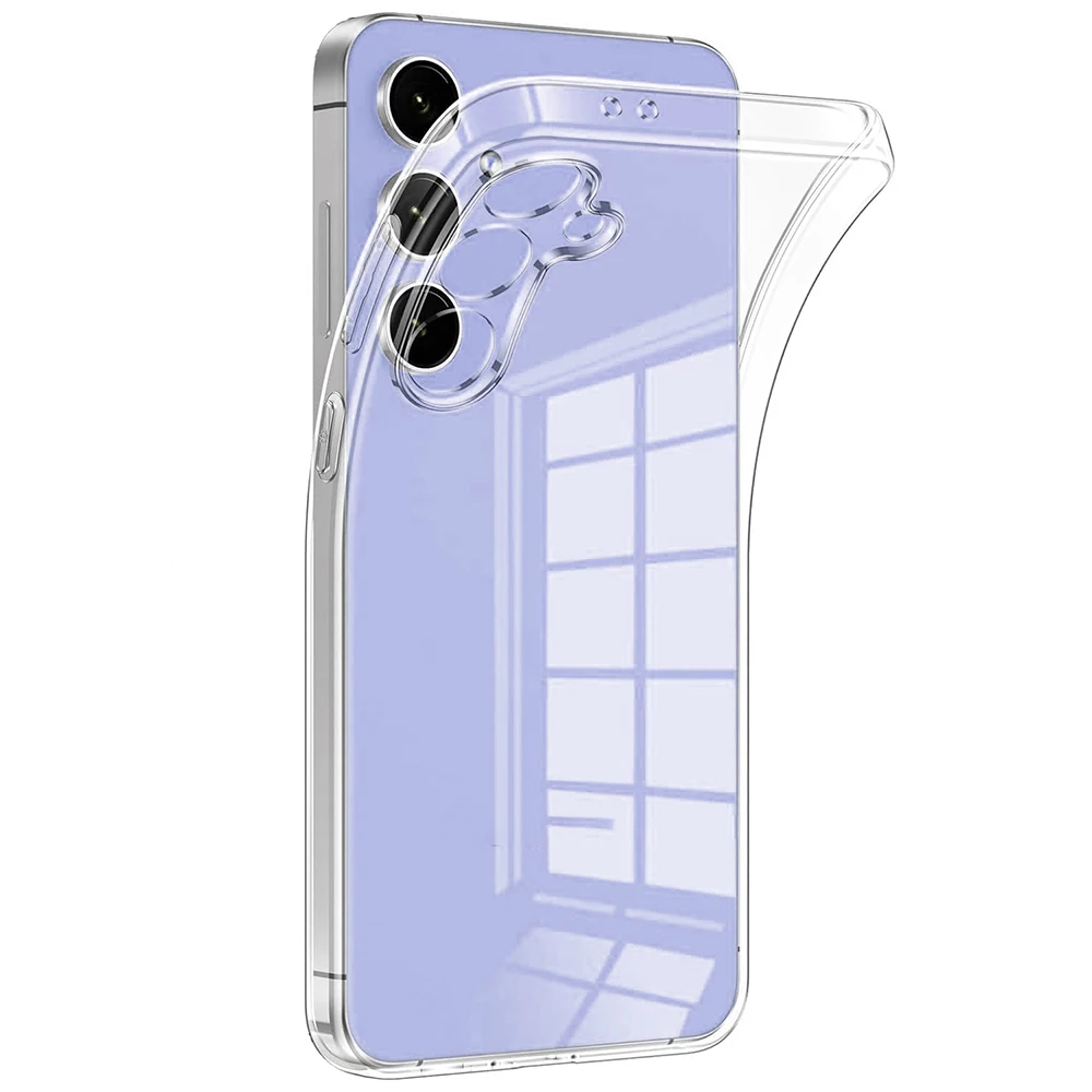 Ultra Thin Transparent Silicone Phone Soft Case For Samsung Galaxy S25 S26 S24 S23 S22 S21 S20 Ultra Plus FE Clear Cover