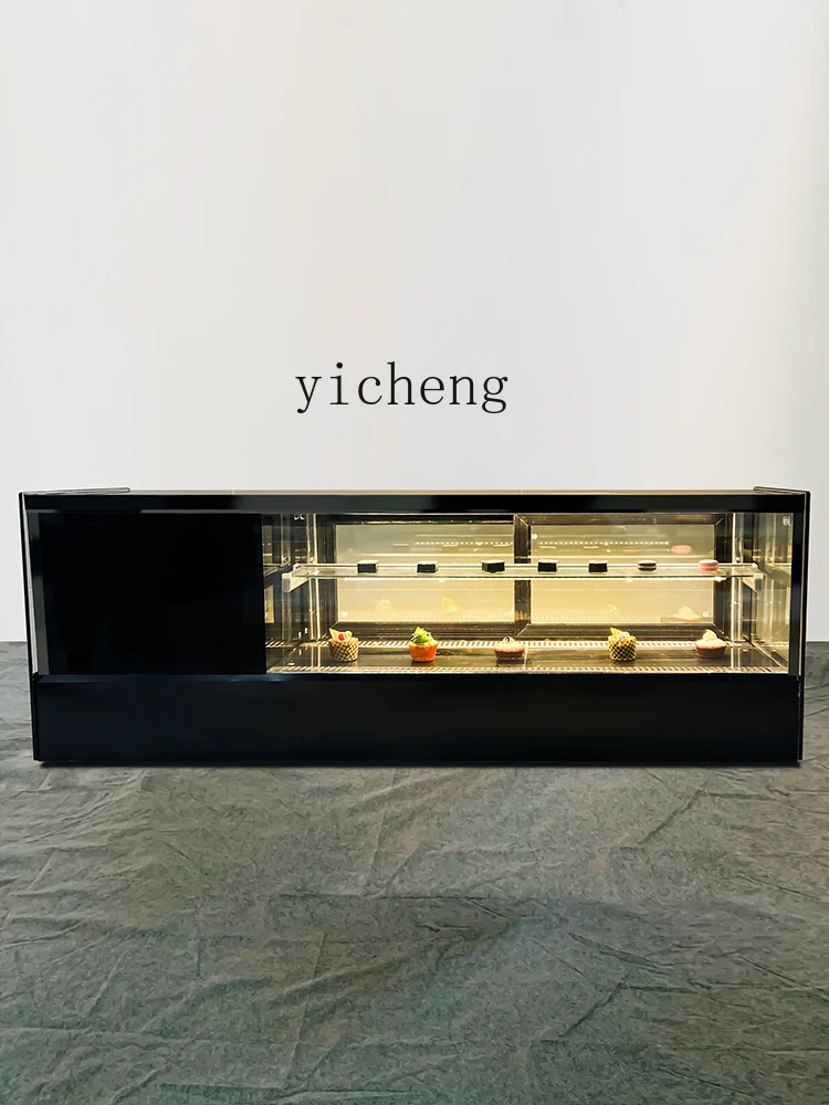 XL Right Angle Sushi Counter Small Cake Refrigerated Fresh Display Cabinet Commercial