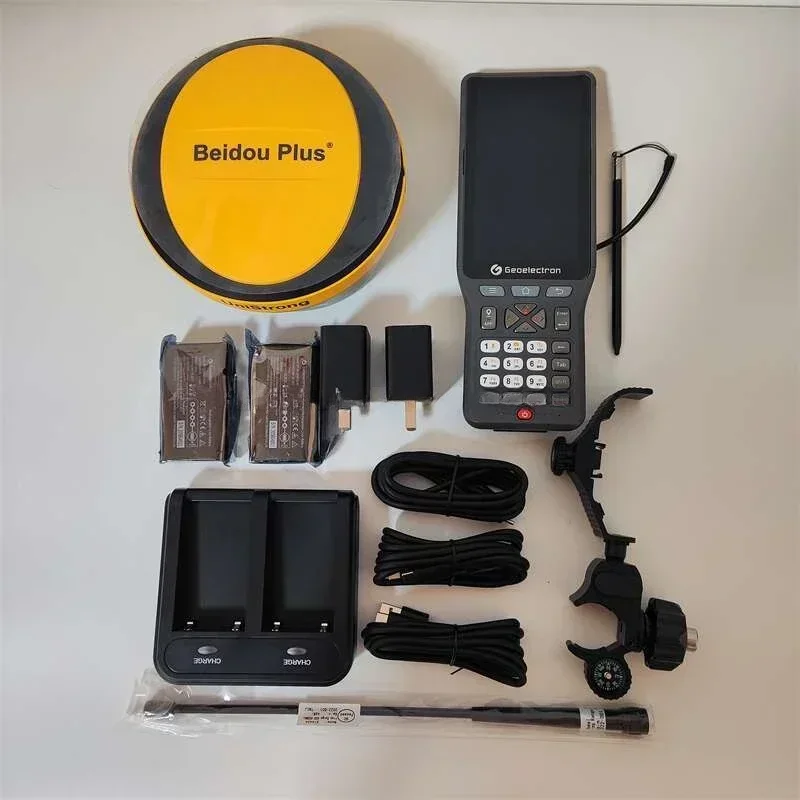 بطارية خارجية عالية الدقة 1408 قناة Imu Unistrong G970II Pro Gnss Gps Base and Rover