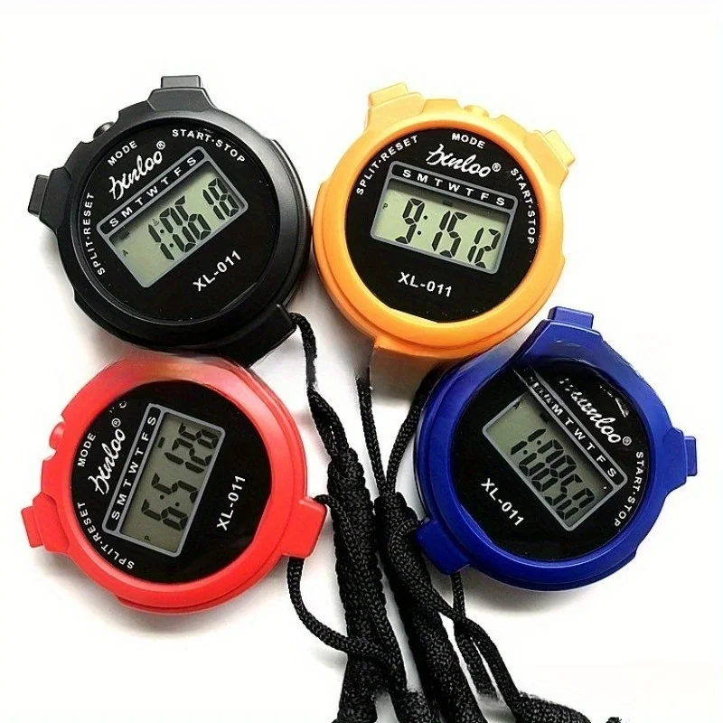 Digital display stopwatch sports fitness running track and field training stopwatch