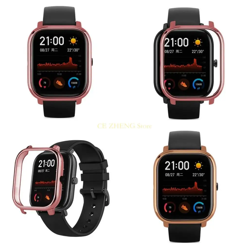 P8 스마트 워치를위한 스마트 워치 케이스 용 E56B Protector Rumpers Cover Cover