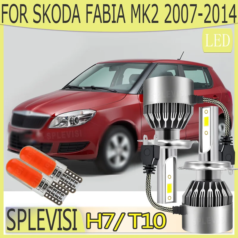

Long Lifespan 60000+ Hours Night Vision Instant-On H7 LED Headlight For Skoda Fabia MK2 2007 2008 2009 2010 2011 2012 2013 2014