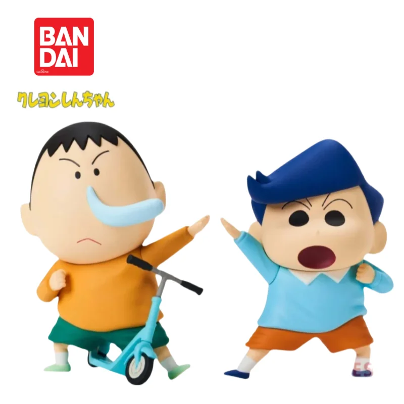 

In Stock Original Bandai Banpresto Nuevo 100% Genuine Crayon Shinchan Boochan and Kazamoa Toru Figurine Holiday Gifts Ornaments