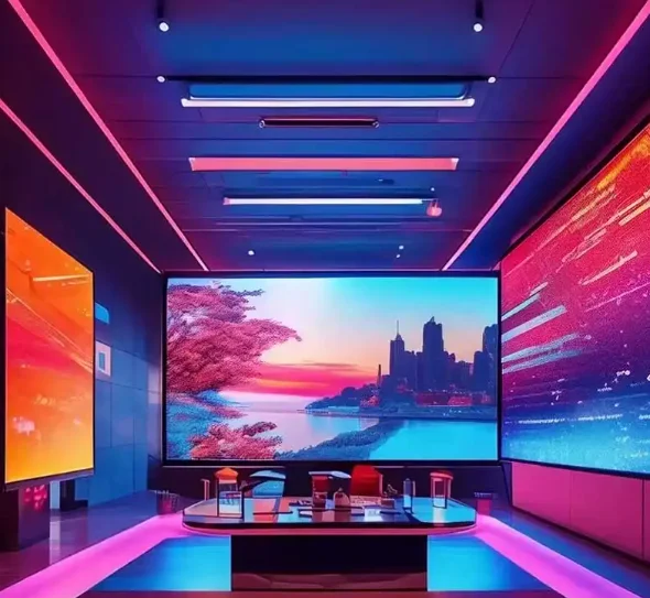 

High Resolution Indoor Video Wall Panels P1.53 4k Advertising Digital Signage Screen Indoor LED TV Screen
