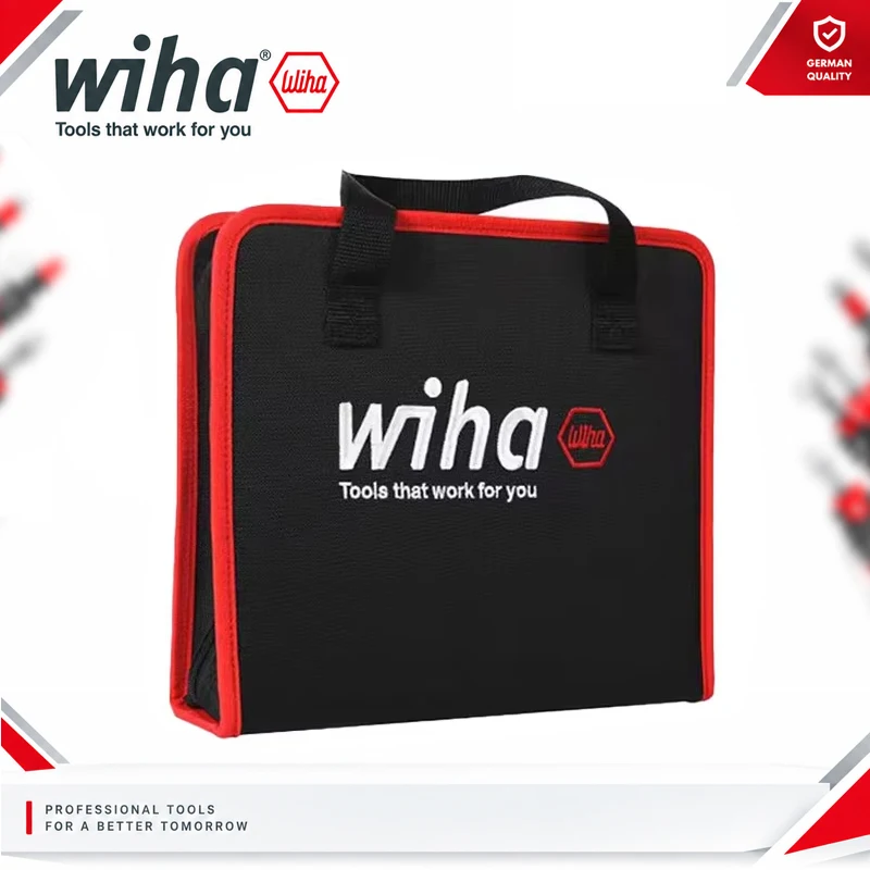 Wiha 90012C-BAG Tool Bag, Portable Lightweight Durable Storage Case for Pliers, Screwdrivers and Hand Tools