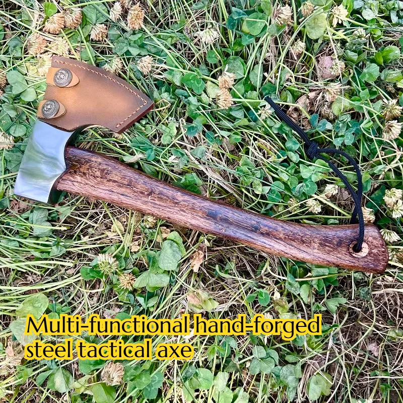 

High-carbon Steel Outdoor Multifunctional Self-defense Tactical Axe Convenient Portable Camping Emergency Equipment