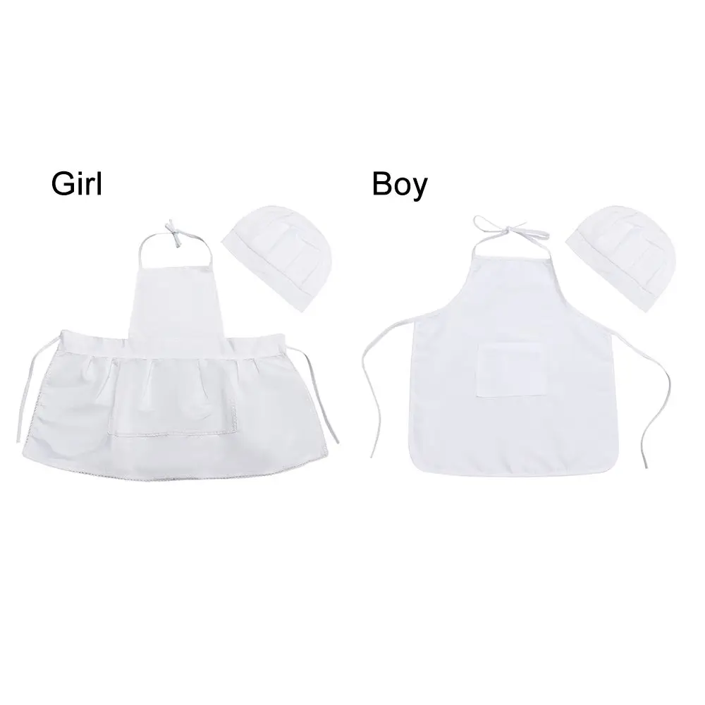 Dress up Multifunctional Photo Baby Photography Prop Baby Chef Apron Hat Cook Costume Kids Costumes - view 4