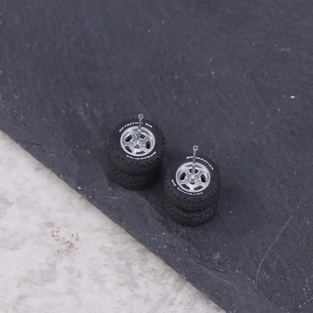 1Set High Quality 1/64 Modified Wheel Hub Diameter 14*5.5mm Plastic Remote Control Car Modified Tires Off Road Vehicle Models