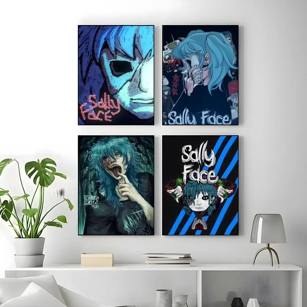 Game S-sally Face Poster Classic poster and wall art prints are suitable for living rooms, bedrooms,and home