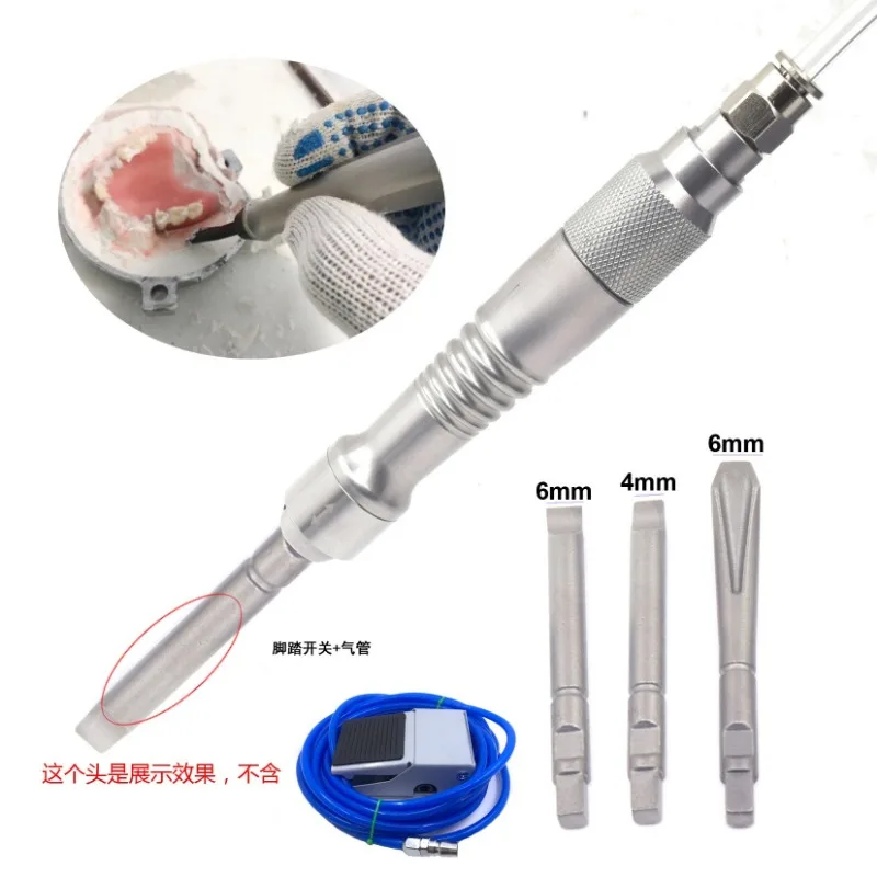 Dental Lab Pneumatic Air Chisel Vibrating Shovel For Gypsum Plaster Breaking Carving Dental Laboratory Hand Tool