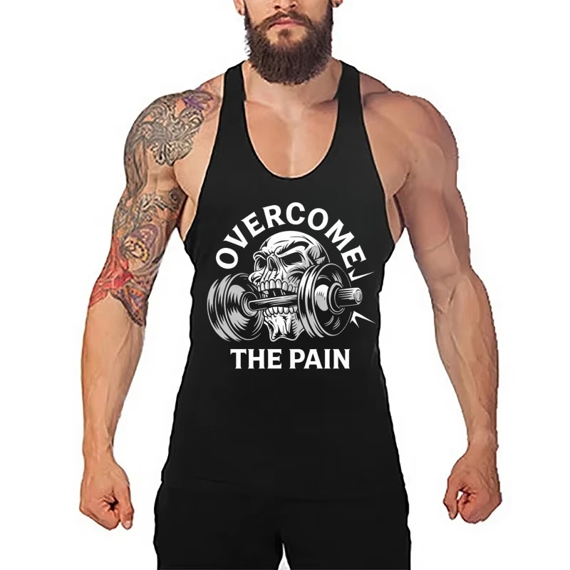 Fitness Stringer Tank Top for Men, High Stretch Moisture-Wicking Tank, Quick-Dry Breathable Sleeveless Workout Vest