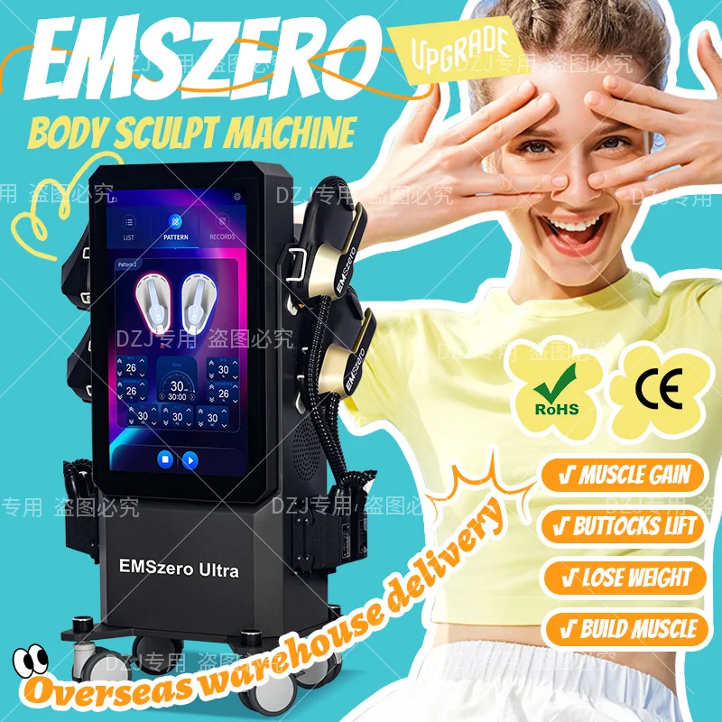 

2025 New EMS zero Ultra RF 6500W Ems Body Muscle Sculpt Machine Build Muscle Stimulate Machine Pelvic Pads Available