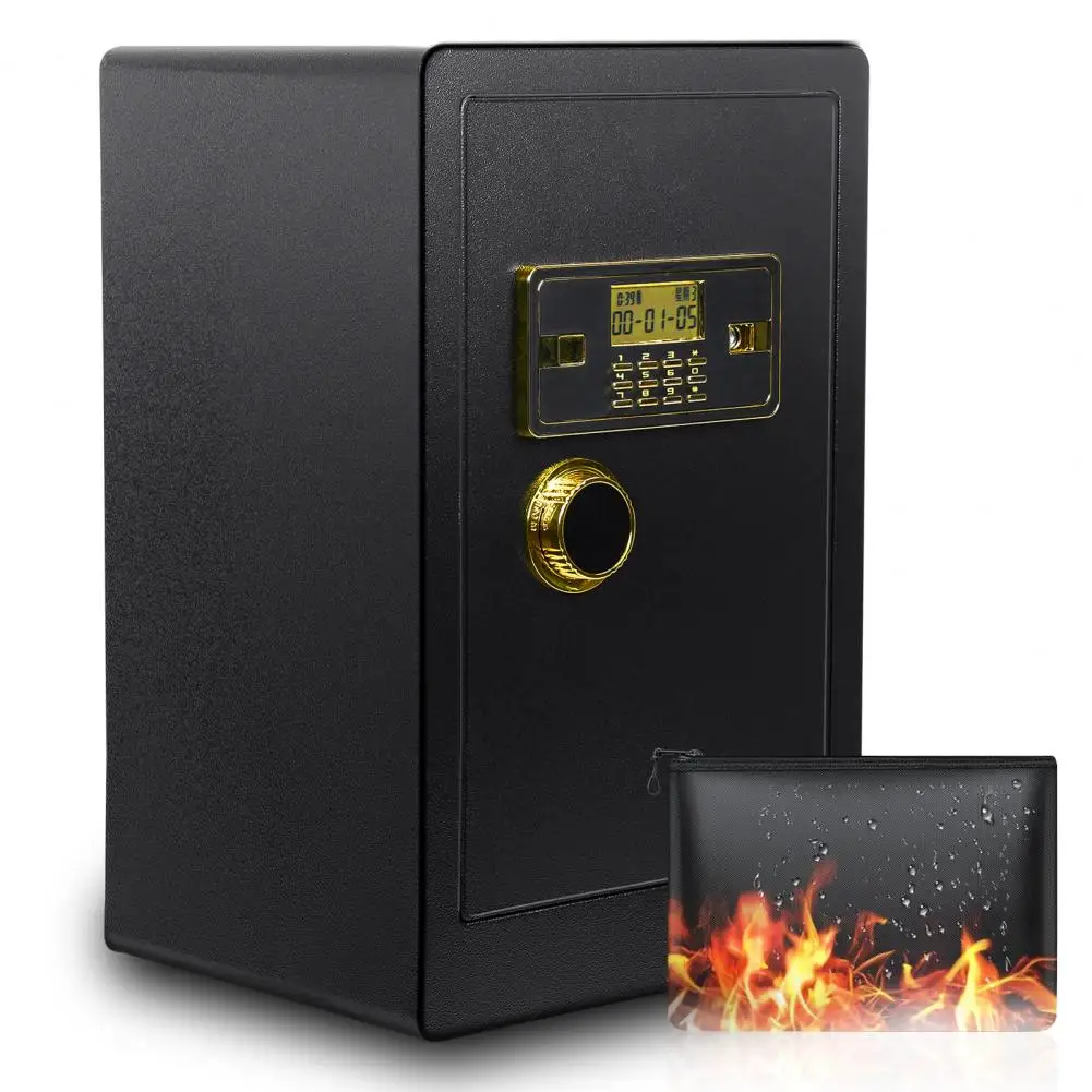 60cm Large Home Safe, Anti-theft Fireproof Safe, Home Document Safe Box, Jewelry Deposit Safe Box, Digital Security Home Safe fo