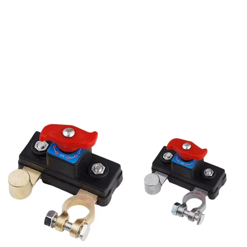 12V 24V Dual-Spannungs-Batterie-Hauptschalter, Zinklegierungsstruktur, negative Pol-Trennung für 16mm/17mm Durchmesser Pfahlköpfe – Detail 7