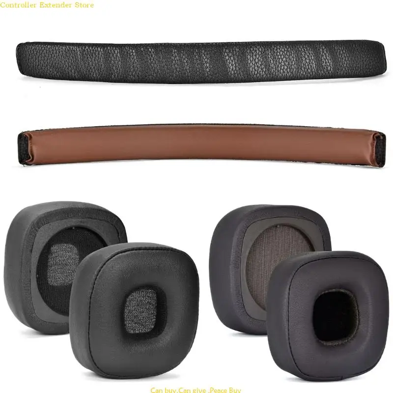 

Headset Ear Pads Protein Ear Cushion Headband for Major 4 Headset Memory Sponge Earmuff Earcups Headband Cushion