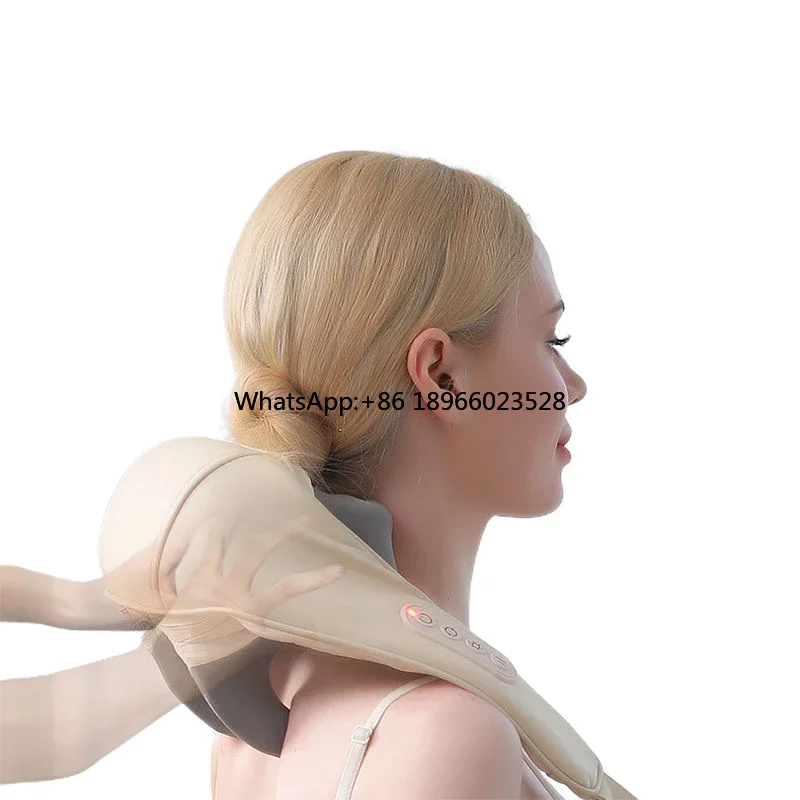 6 Massage Heads Strong Kneading Smart Relaxer Upper Back Portable Neck And Shoulder Massager Machine 2023 With Heat