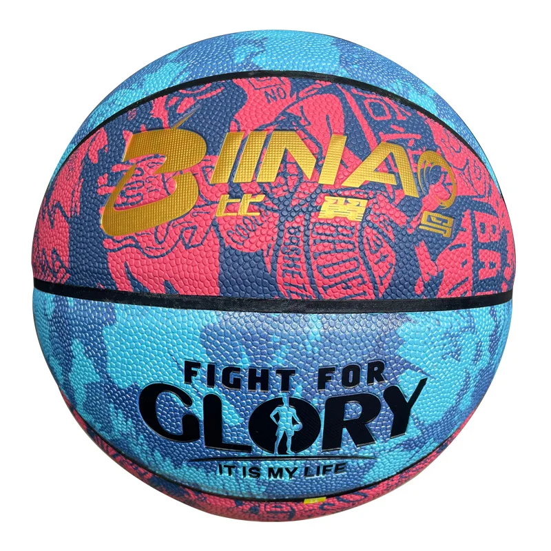 كرة سلة للأطفال مقاومة للماء من البولي يوريثلين ، كرة تدريب داخلية وخارجية ، معدات رياضية مدرسية ، مباراة فريق ، مقاس 5