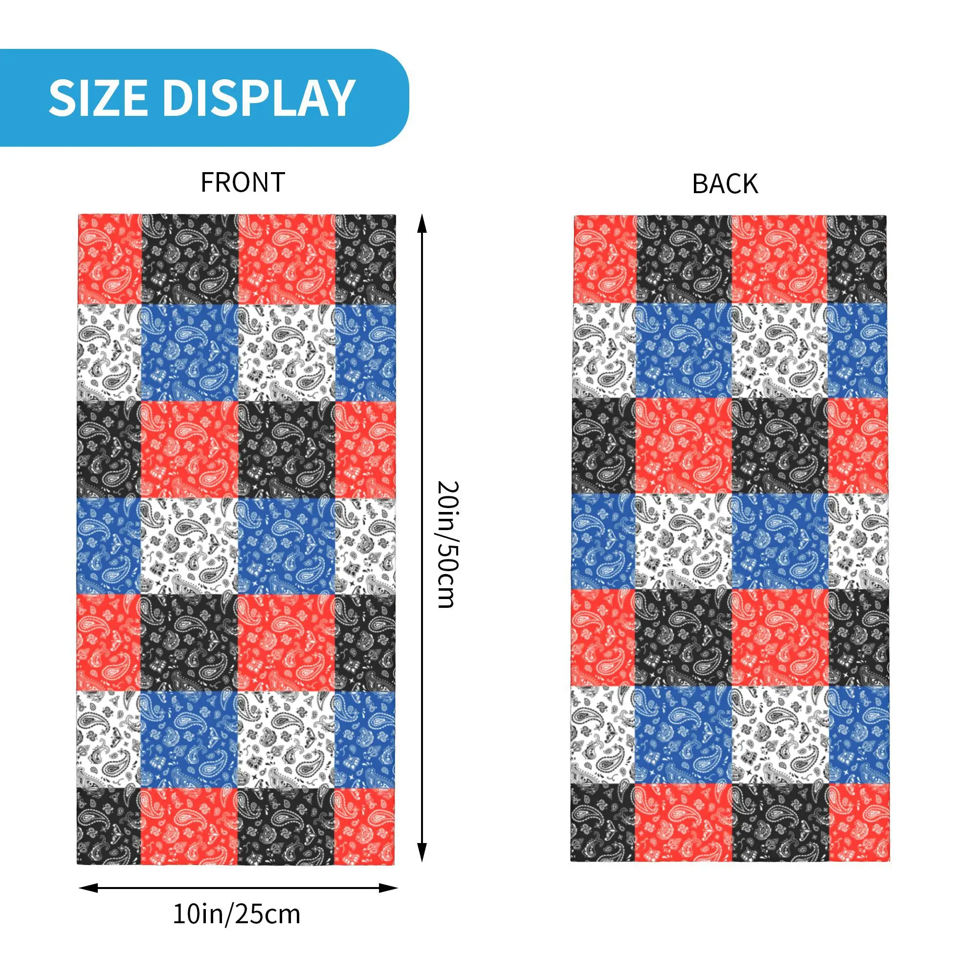 Custom Swirly Paisley Art Bandana Neck Gaiter Face Scarf Cover Men Women Boho Bohemian Floral Texture Headwear Tube Balaclava