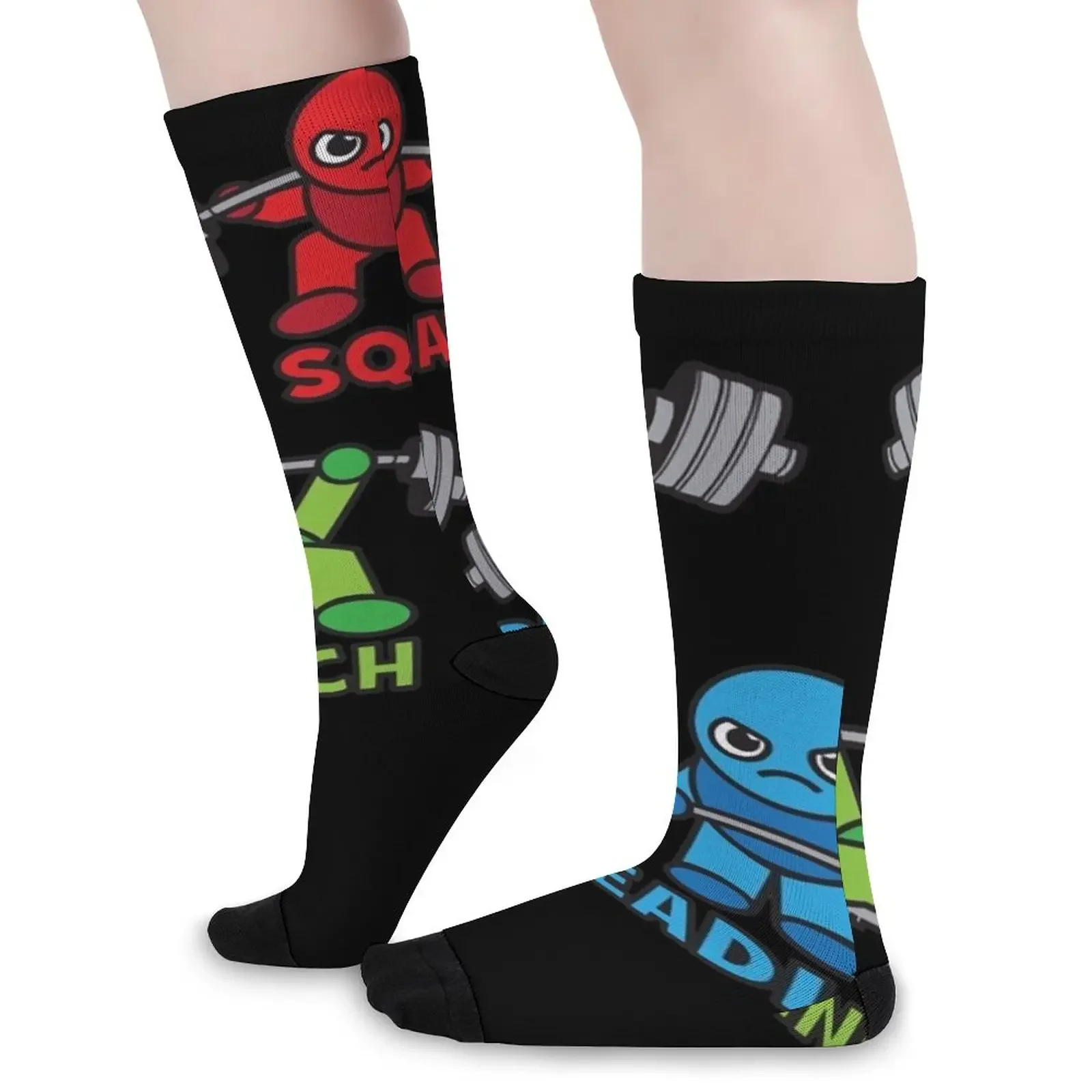 Kawaii Powerlifter - Squat, Bench Press, Deadlift (Triangle) Essential Socks Socks female Running socks man for men