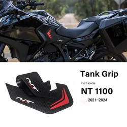 Rubber Anti-slip Sticker Decals NT1100 For Honda NT 1100 2021-2024 Motorcycle Accessories Fuel Tank Pad Protection Grip