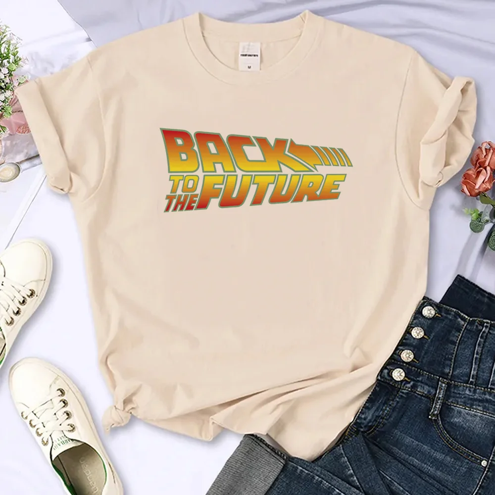 Back to the Future t shirt women manga t-shirts female graphic clothing