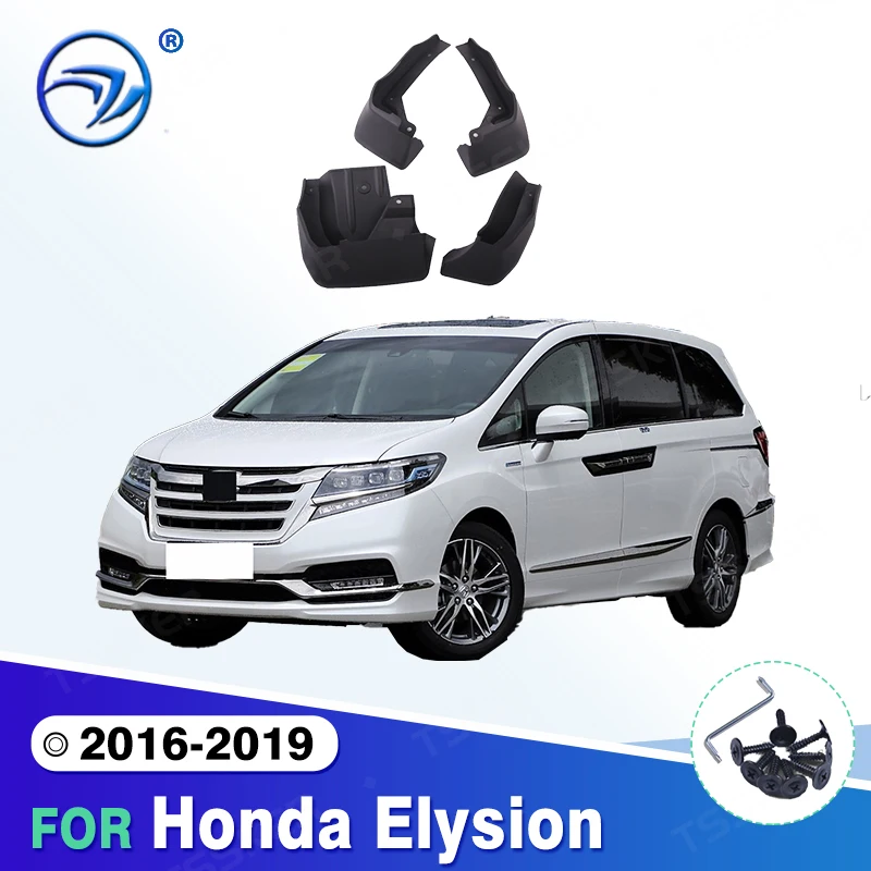 For Honda Elysion 2016-2019 2017 2018 Fender Mudguard Mud Flaps Guard Splash Flap Mudguards Car Accessories