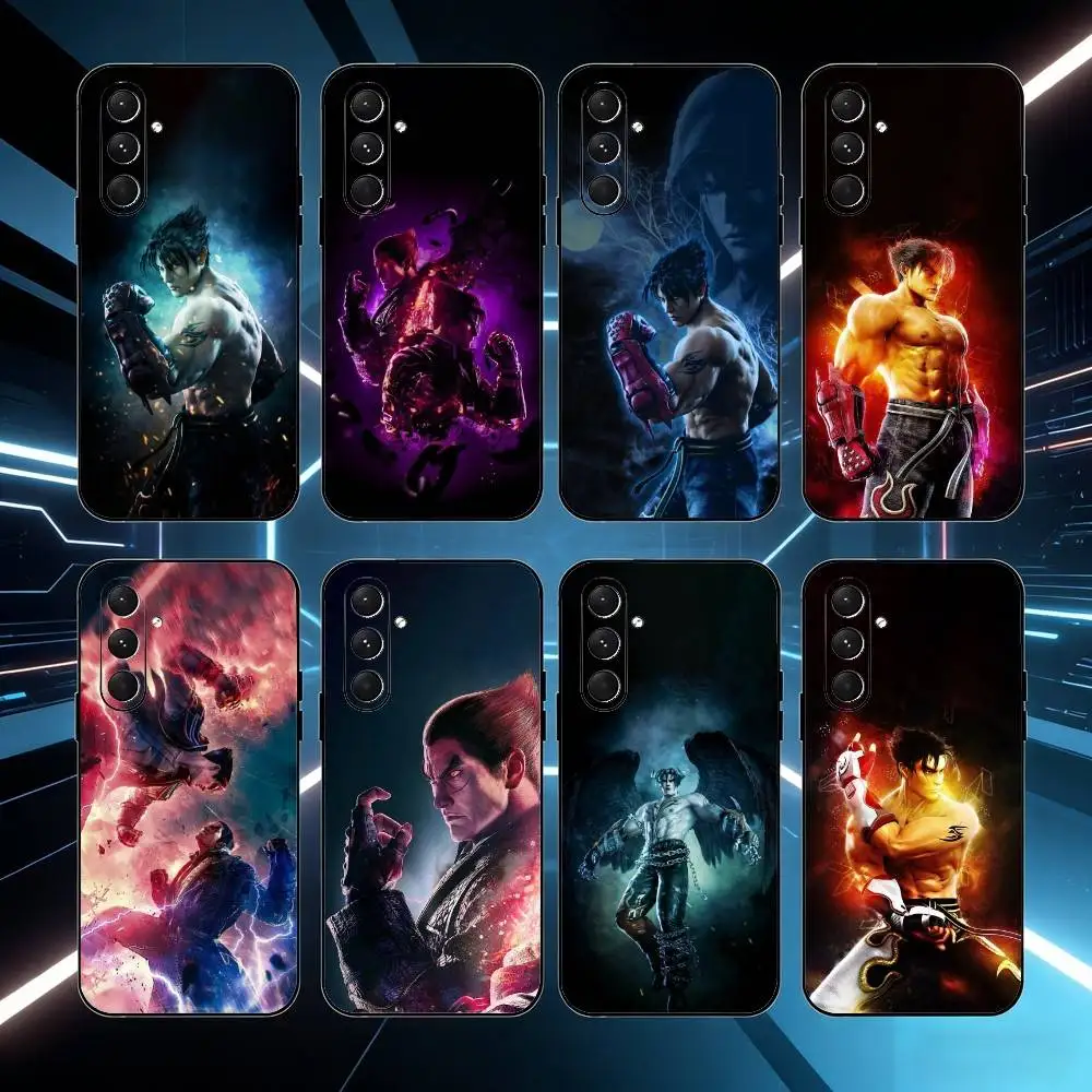 

T-Tekken F-Fighting game Phone Case For Samsung Galaxy A73,A21s,A22,A31,A52,A53,A71,A41Soft Black Shell