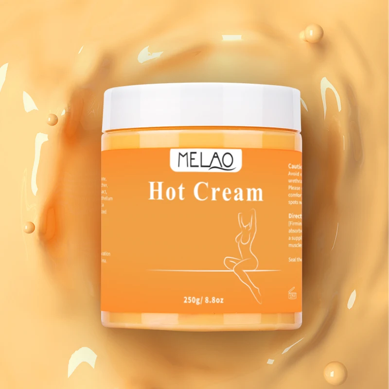 MELAO Hot Cream Massage Gel - Natural and 87% Organic Anti Cellulite Slimming Lotion Fat Burning Massage Weight Loss Cream