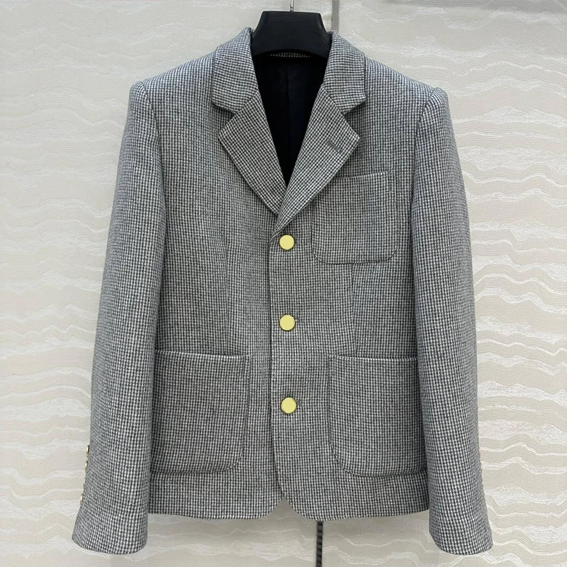 

Высококачественное миниатюрное женское деловое повседневное пальто с облегающим кроем для офисных поездок и модных привлекательных костюмов, куртка 251020119