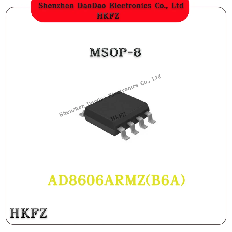 

AD8606ARMZ Silk Screen B6A AD8606A MSOP-8 Operational Amplifier Chip IC New Original