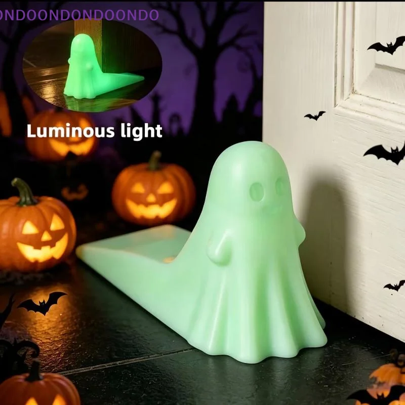 Simulation Ghost Shaped Door Stop Halloween Theme Decor Silent Anticollision Door Suction Buffer Ornament