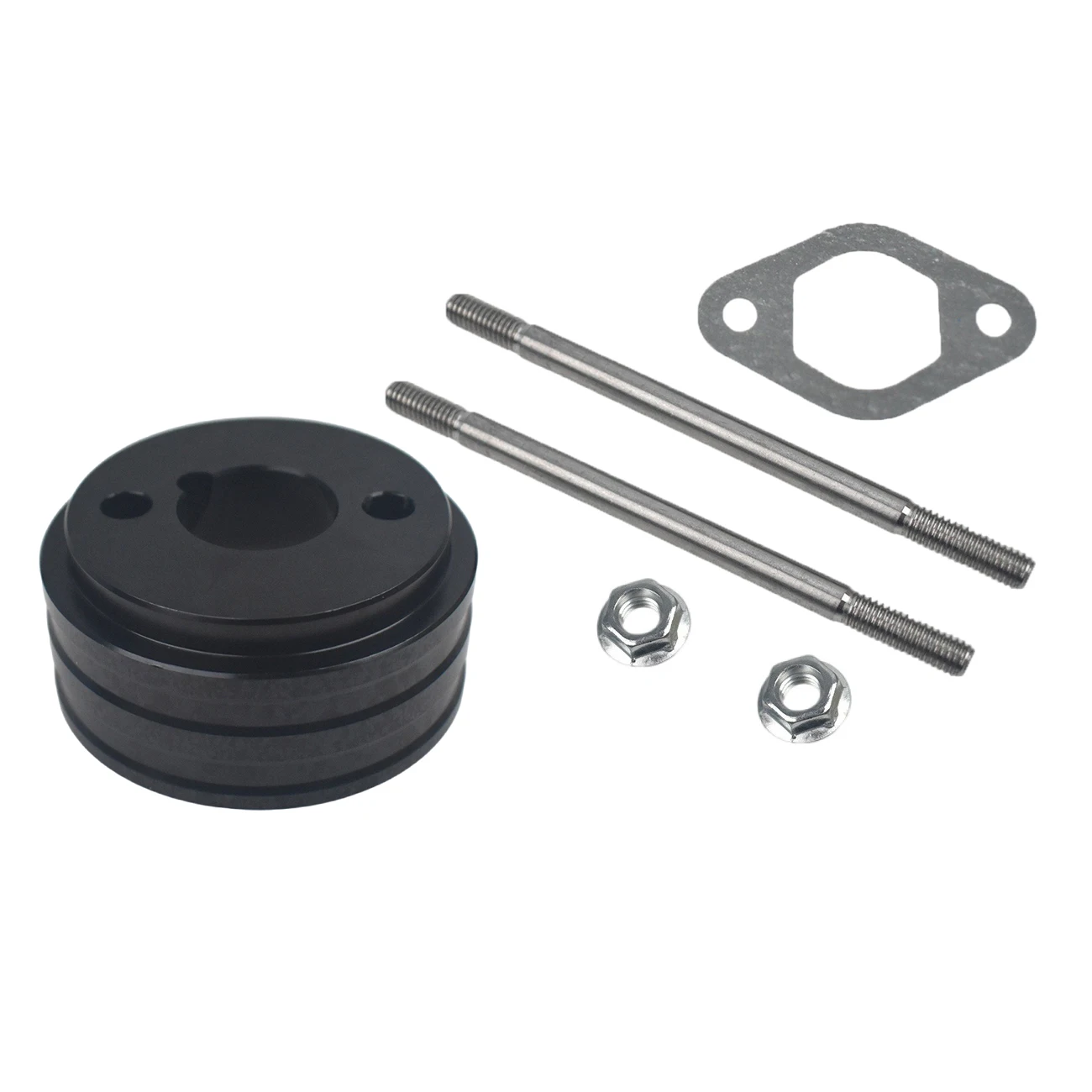 

Black 62mm Adapter Kit For Coleman CC100X CT100U 212cc 6.5 Hp Predator Engine Go Kart Mini Bike