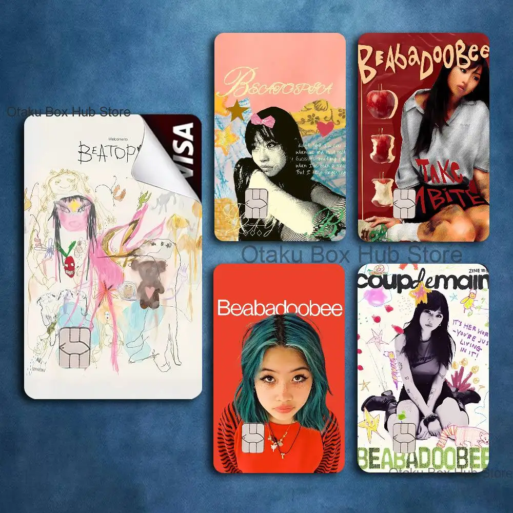 

My Girlfriend B-Beabadoobee Credit Debit Bus campus Access Card Cool Decoration Waterproof Scratch Resistant Stickers