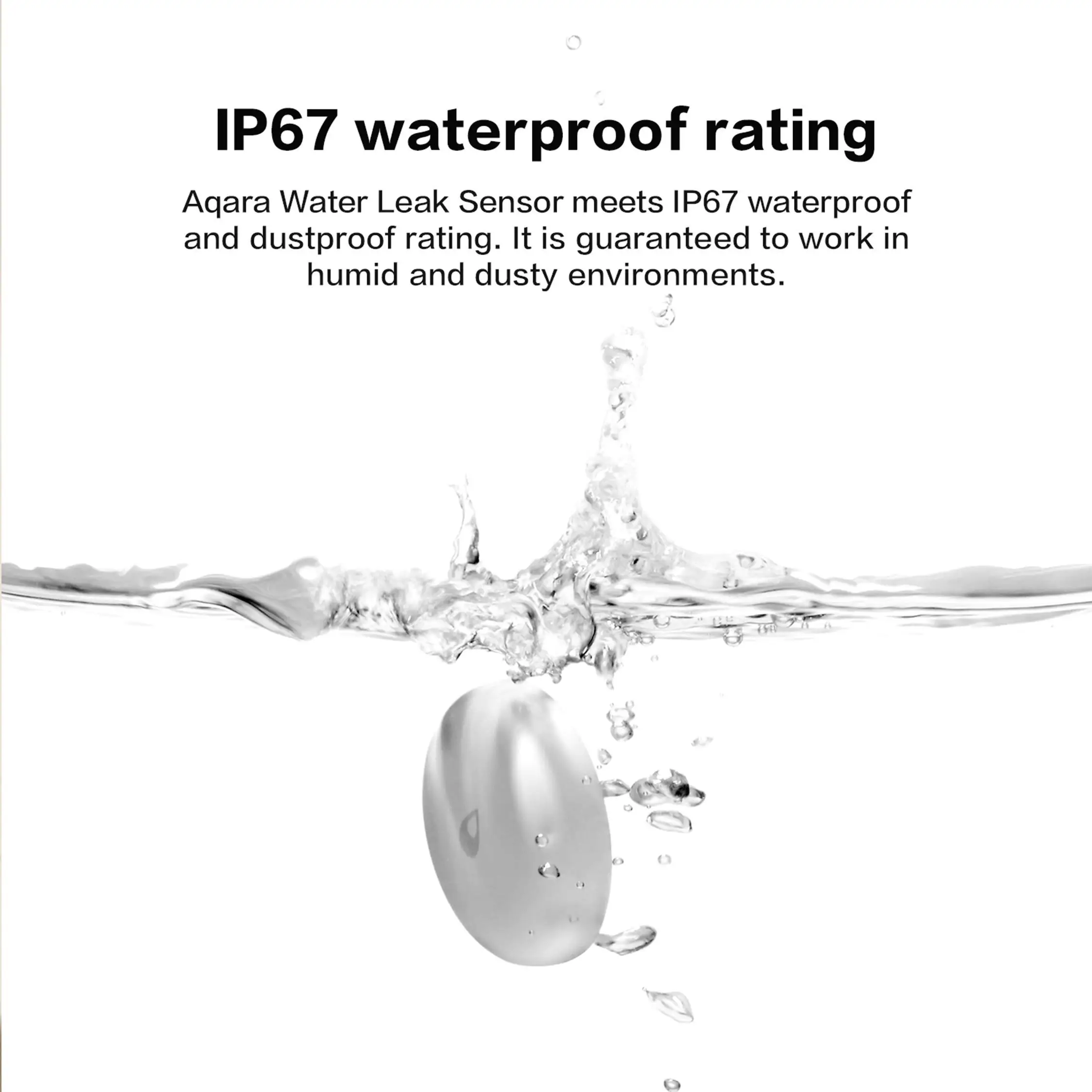 Aqara IP67 Water Leak Sensor Zigbee Immersing Flood Detector Alarm Security Soaking Sensors Work With Xiao mi Mi Home Homekit AP