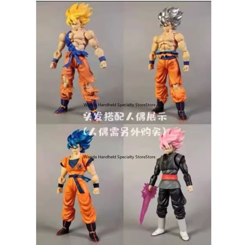 Original Dragon Ball Sun Wukong Vegeta accesorios de peinado flotante paquete de una pieza Kamen Rider adornos estudio