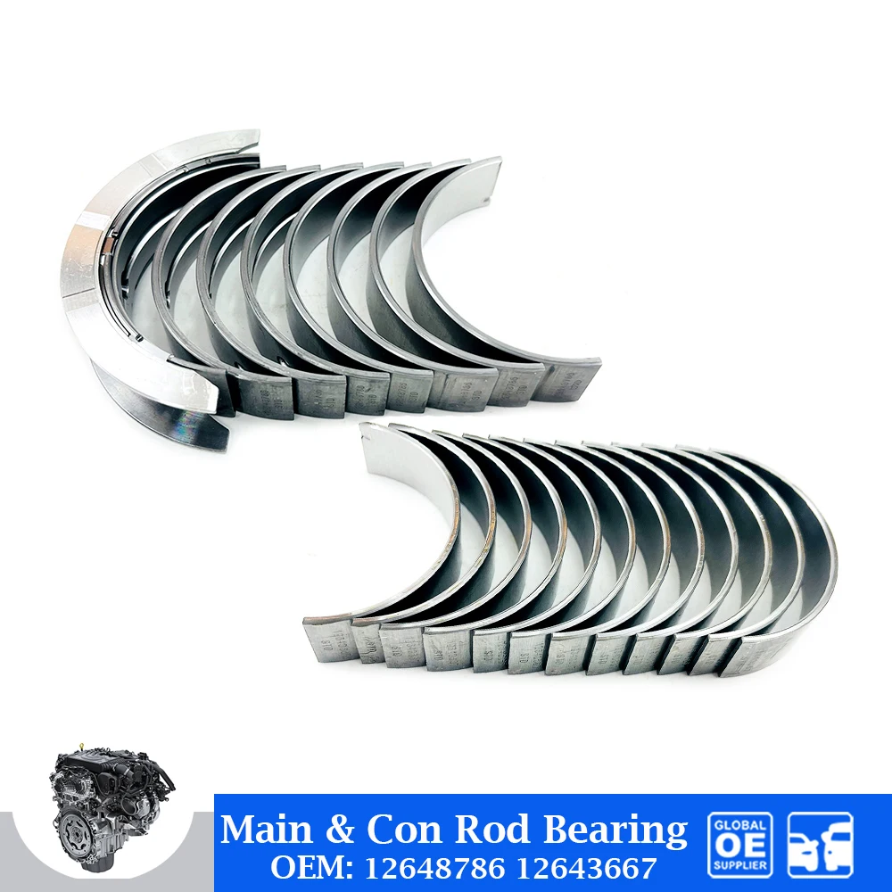 

Engine Crankshaft Main & Connecting Rod Bearing For Buick Enclave LaCrosse Chevrolet Cadillac CTS 3.0 2.8 3.6 12648786 12643667