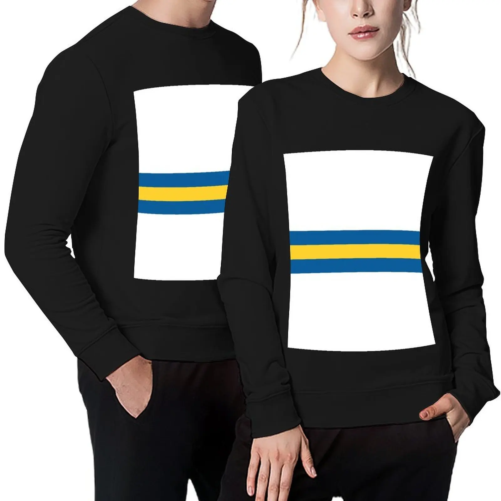 

Leeds Utd Stripes Pullover autumn clothes clothes for men men's coat autumn sweatshirt for men