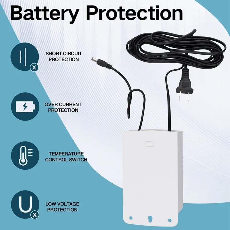 12V-2.5A Uninterruptible Power Supply  UPS Battery Backup Interface Security Camera UPS Battery Backup Protector US Plug