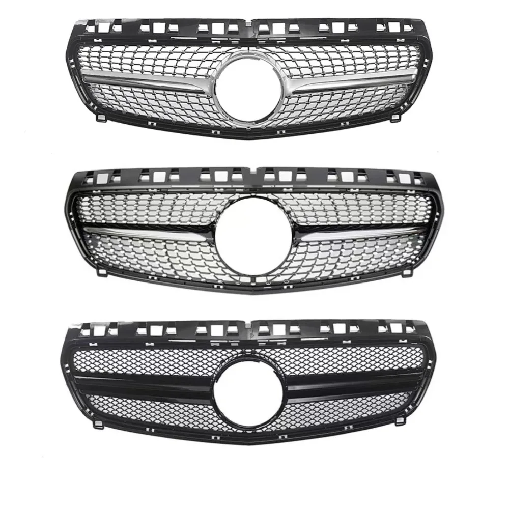 Für Mercedes-Benz A-Klasse C-Klasse W176 A35 A180 A200 A250 A260 2013-2018 Upgrade Frontgrill Kühlergrill Stoßstangengitter Tuning – Detail 4