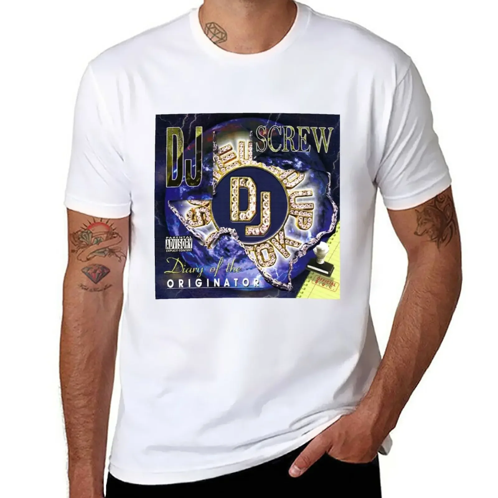 Dj Screw T-Shirt heavyweights for a boy tees men workout shirt