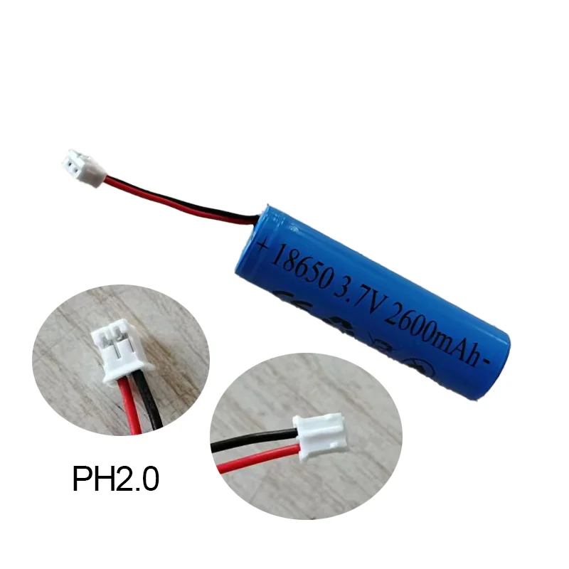 1S1P 18650 بطارية ليثيوم قابلة للشحن 3.7 فولت 2600 مللي أمبير مناسبة لفرشاة الأسنان الكهربائية سمّاعات بلوتوث 3 7 فولت قابلة للشحن #2