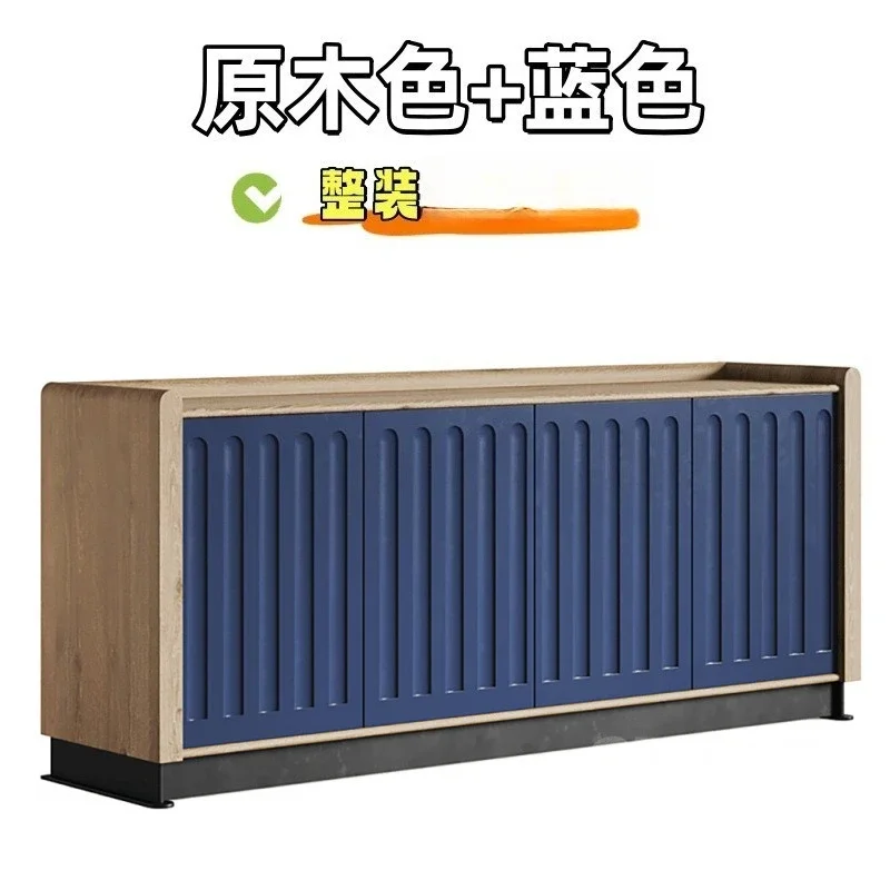 

FZ Lacquer Sideboard Cabinet Modern Minimalist Living Room Storage Organizer Shelf Home Wall-Mounted Entryway Wine Cabinet