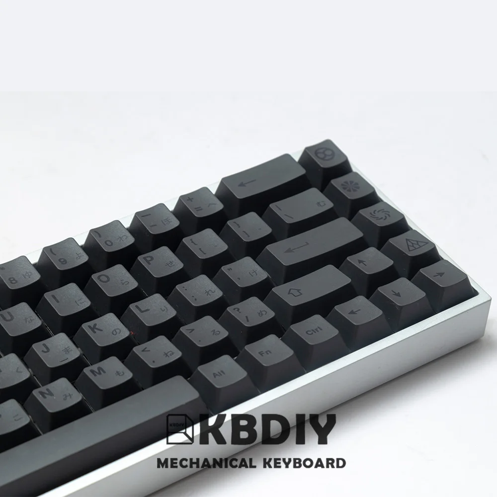 Imagem -03 - Kbdiy-gmk Cinzento Minimalista Teclados Mecânicos Perfil Cereja Pbt Keycap Jogo Personalizado Faça Você Mesmo 7u Barra de Espaço 138 Teclas por Conjunto