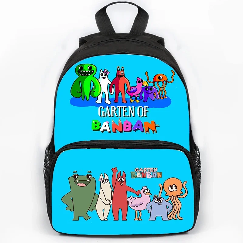 Garten of Banban Schoolbag para crianças, mochila de anime, mochila dos desenhos animados, mochila impermeável, mochilas 3D para estudantes, meninos e meninas