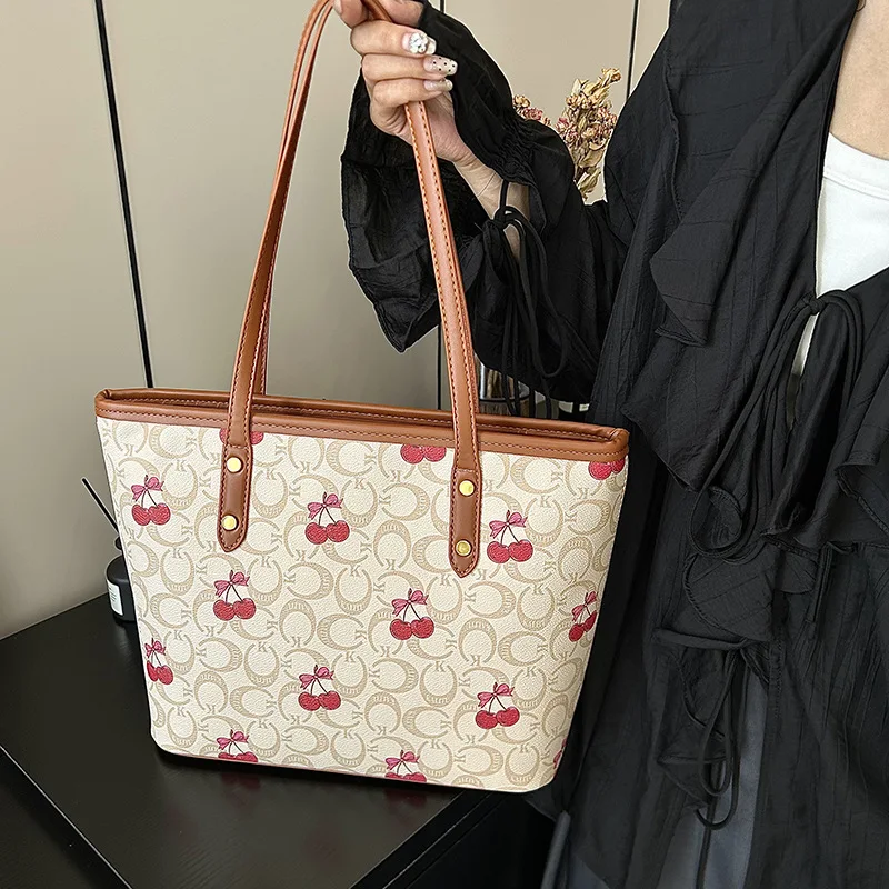 

​​Oversized Distressed Leather Tote Botanical Print Shoulder Bag Transition Sustainable Canvas Farmer Market Hauler​​