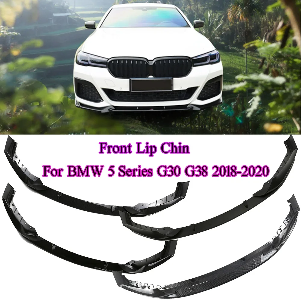 Front Lip Chin For BMW 5 Series G30 G38 2018-2020 Spoiler Bumper Splitter Diffuser Body Kit Auto Accessories High Quality ABS