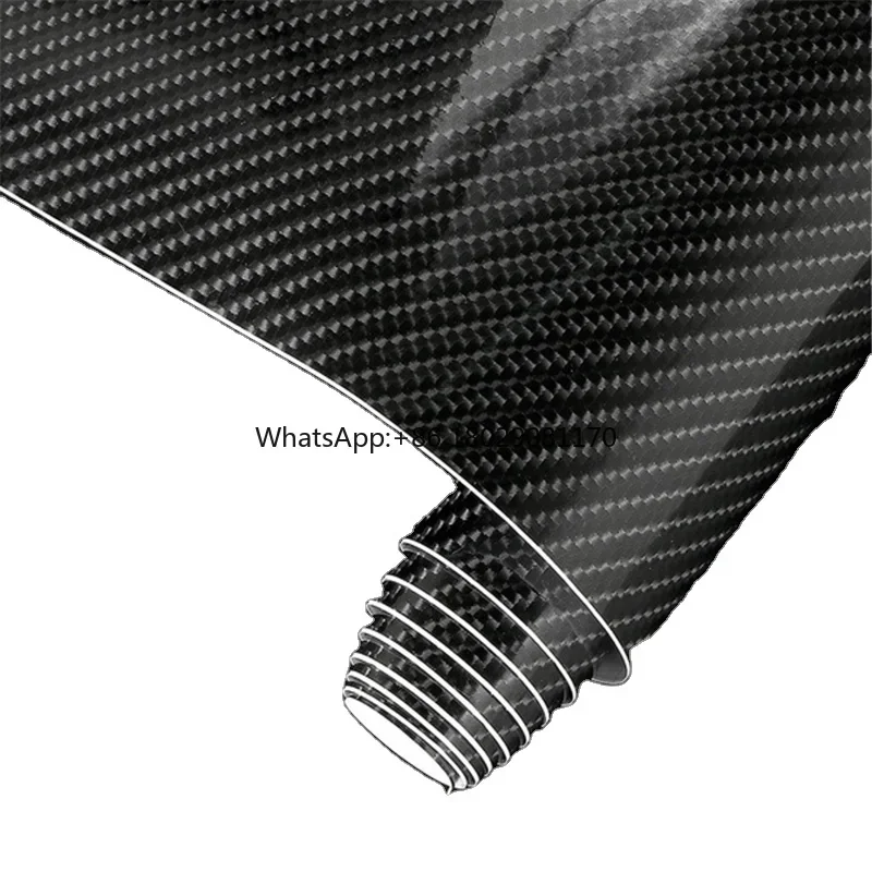 High Glossy 5D Carbon Fiber Wrapping Vinyl Film Motorcycle Tablet Stickers And Decal Motorcycle Auto Accessories Automobiles