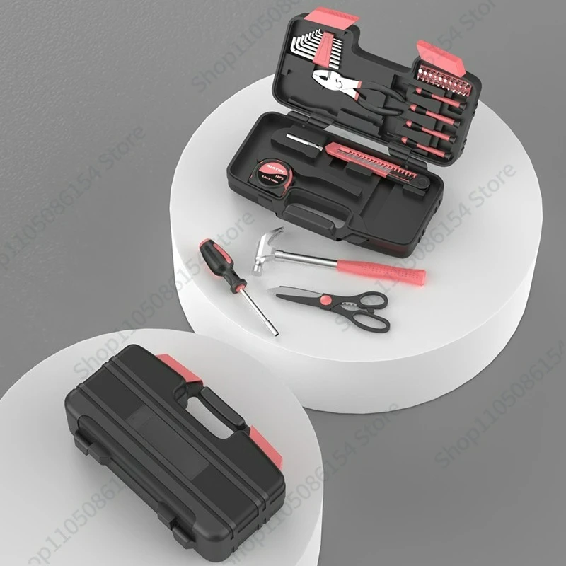 

Ящик для инструментов, бытовой набор, гаечный ключ, отвертка, электрическое оборудование, многофункциональный комбинированный набор для домашнего ремонта